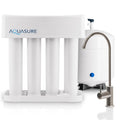 Aquasure Premier 4-Stage RO Reverse Osmosis Under Sink Drinking Water Filtration System | Removes 99% of Contaminants | 75 GPD, Leak-Proof, Quick Change Filters, with Tank & Brushed Nickel Faucet