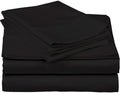 Cotton Home- 4 Pieces Split Head Flex King Size Black Color Sheet Set – Soft Quality Luxury 15 Inch Deep Pocket & Bedding Set with Flat Sheet, Fitted Sheet, 2-Pillow Covers(20' x 30')Inches
