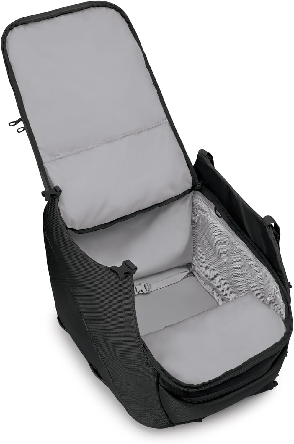 Osprey Sojourn Porter 65L Travel Backpack - Carry-On Compliant Luggage with StraightJacket Compression and Padded Laptop Sleeve - Durable Pack for International or Urban Travel Black