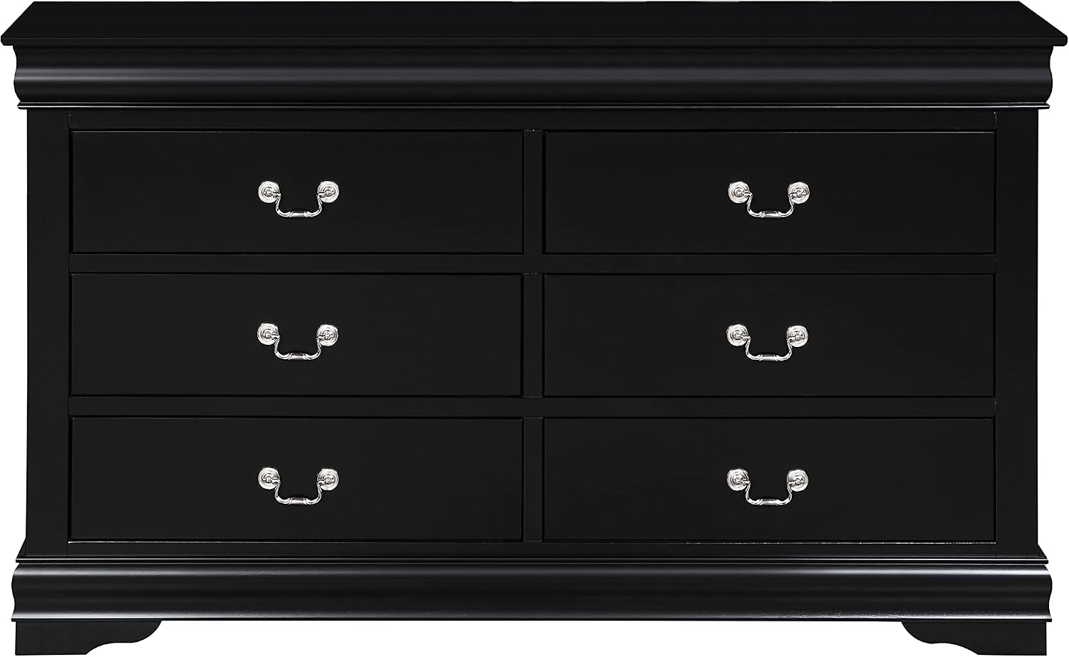 Black 4PCS Bedroom Set (Twin Bed, No Mirror)