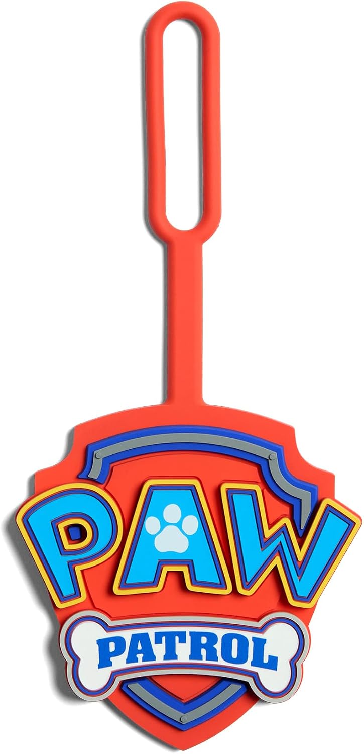 Away PAW Patrol Kids Carry On Luggage, Lightweight Rolling Suitcase for Children, TSA-Approved, Spinner Wheels, Travel Suitcase for Toddlers & Kids, Chase Badge Blue