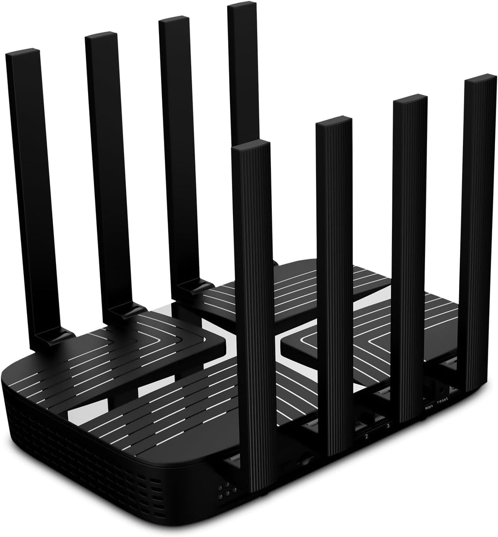 4G LTE WiFi 6 Router AX3000 Dual-Band Gigabit Mesh System - Dual SIM Card Slots, 1WAN+4LAN Ports, USB 3.0, 128MB Flash for Home/Office (Z8102-M2-S-A+LN940)