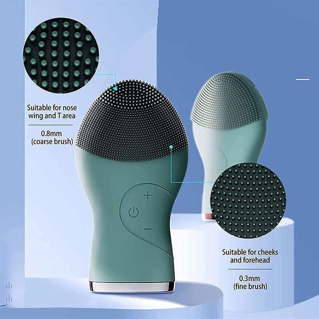 Silicone Facial Cleansing Brush Electric Face Clean Device Facial Massager Skin Cleaner Deep Pore Cleaning Brush The Perfect Ideal Gift