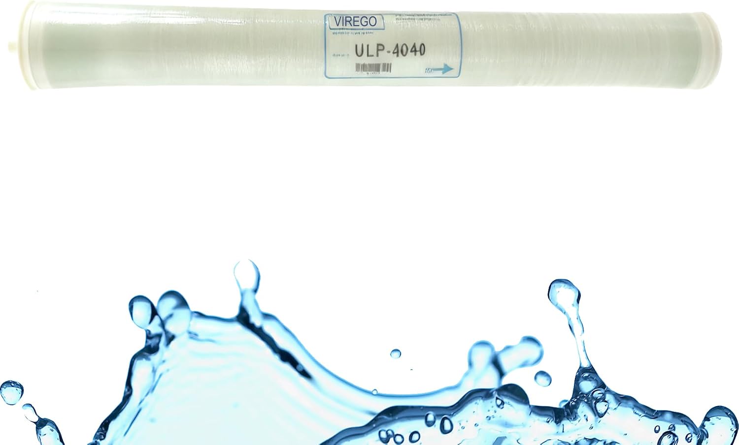 ULP-4040, 4040 ULP Membrane for Ultra Low Pressure Commercial Membrane, 2600GPD, TDS≤ 2000 ppm, Salt Rejection 99.3%, for Surfacewater, Groundwater, Tap and Municipal Water, NSF Certified