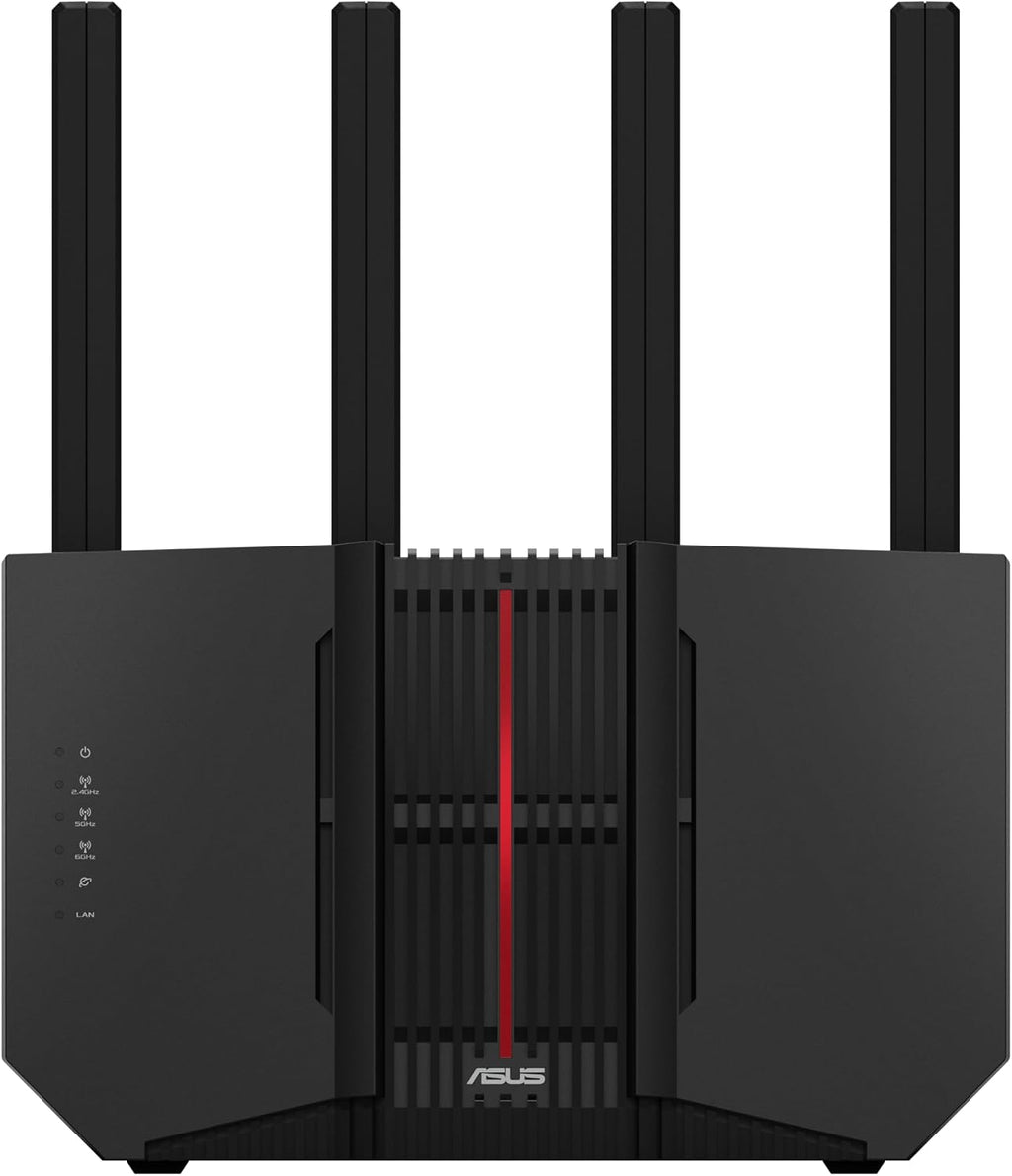 ASUS RT-BE9700 Tri-Band WiFi 7 Smart AiMesh, Extendable Router, 10G Port, Parental Controls & VPNs, Advanced Network Security