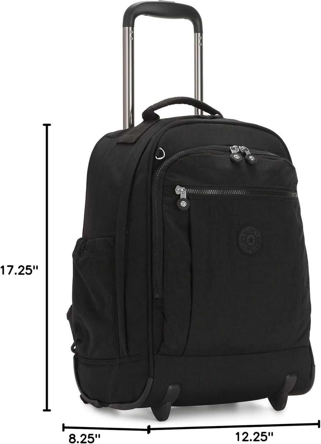 Kipling Women's Gaze Large Rolling Backpack, Durable, Wheeled Backpack with Adjustable Shoulder Straps, Nylon Book Bag