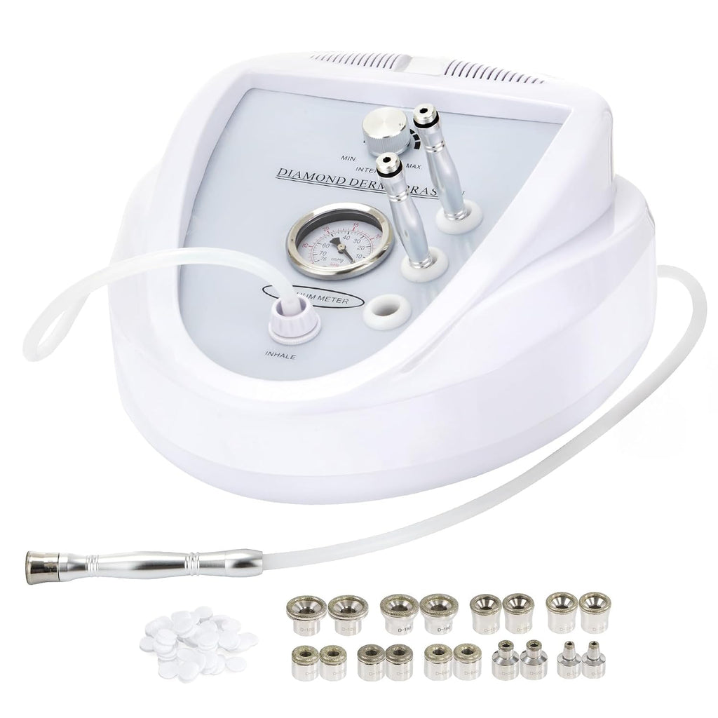 UNOISETION Diamond Microdermabrasion Machine Professional, Upgraded Adjustable 0-68cmHg Suction Power, Facial Dermabrasion for Exfoliation & Radiant Skin, Microdermabrasion Tool for Salon Skin Care