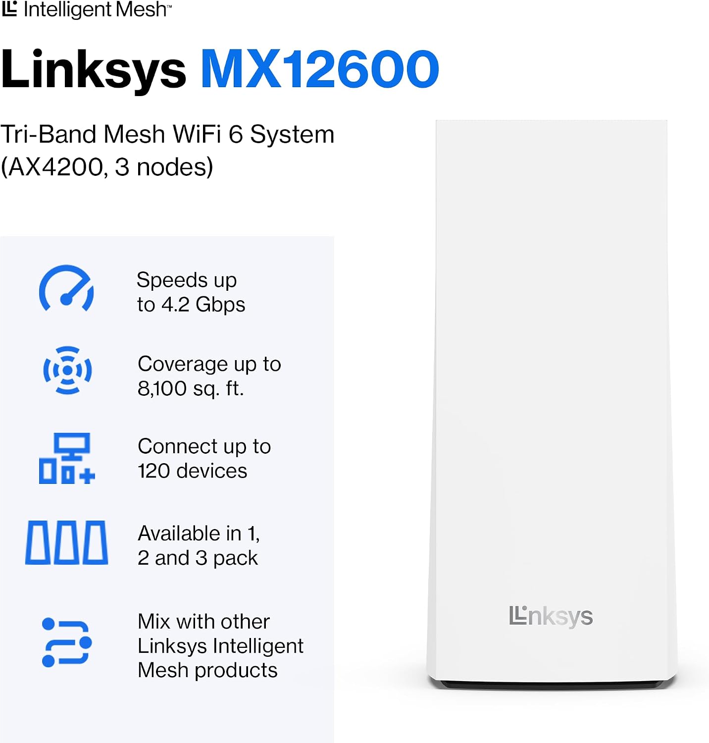 Linksys Mesh WiFi 6 Velop T