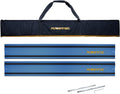 POWERTEC 72150 Makita/Festool 110' Track Saw Joining Set with Protective Bag | Includes 2x55 Guide Rails and (2) Connectors for Woodworking Projects