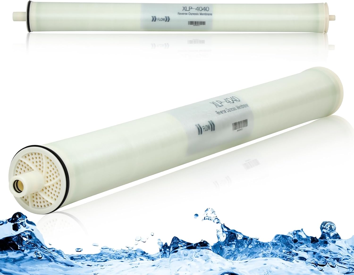 XLP-4040, XLP 4040 Membrane for Extreme Low Pressure Commercial Membrane, Salt Rejection 99%, 2300GPD, TDS≤1000ppm, 4040 XLP Membrane Good for Municipal Tap Water/Low-TDS Groundwater
