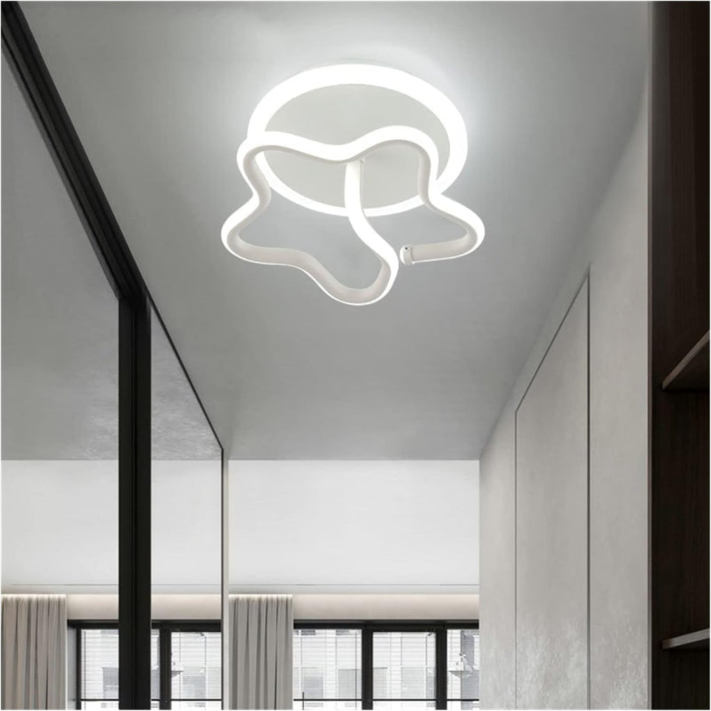 Gold Led Ceiling Lights Compatible with Living Room Bedroom - Hall Corridor Lamp Stars Loft Stairs Light Luminaria,Chandelier