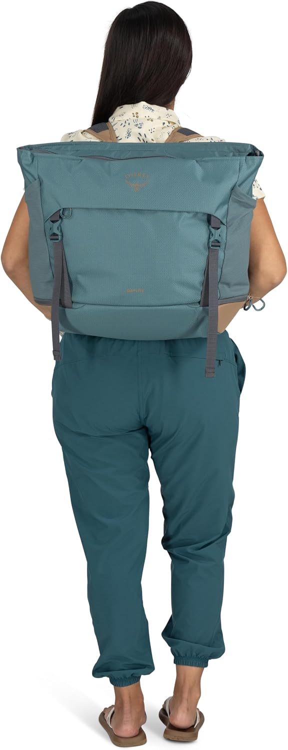 Osprey Daylite Large Tote Pack, Cascade Blue/Latte Brown