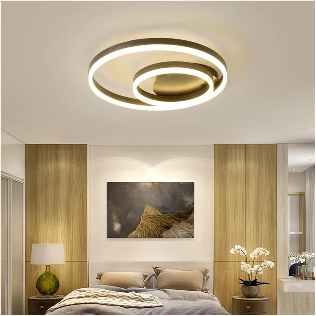 Modern Painted Circle Led Ceiling Chandelier Living Room Ring Mounted Ceiling Lights Acrylic Nordic Ceiling Lamp Led Luminarias