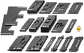 Script Fonts Interlock Signmaker's Templates Kit – Letters, Symbols Router Template Sign Making Kit – Polymer Router Template Guide - Template Woodworking Creates Professional Signs w/Cursive Script