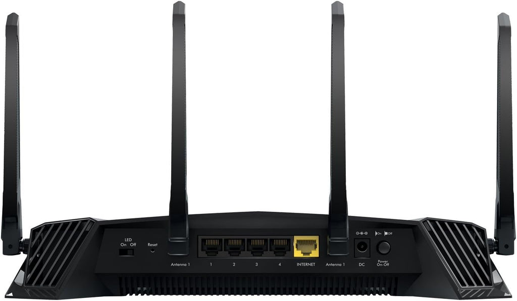 NETGEAR XR450 Nighthawk Pro Gaming WiFi Router, AC2400 Dual-Band Quad Stream Gigabit, Gaming Dashboard Powered by Dumaos