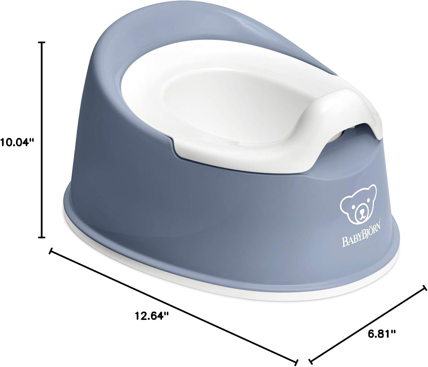 BabyBjörn Smart Potty,Deep Blue/White,(Pack of 6)
