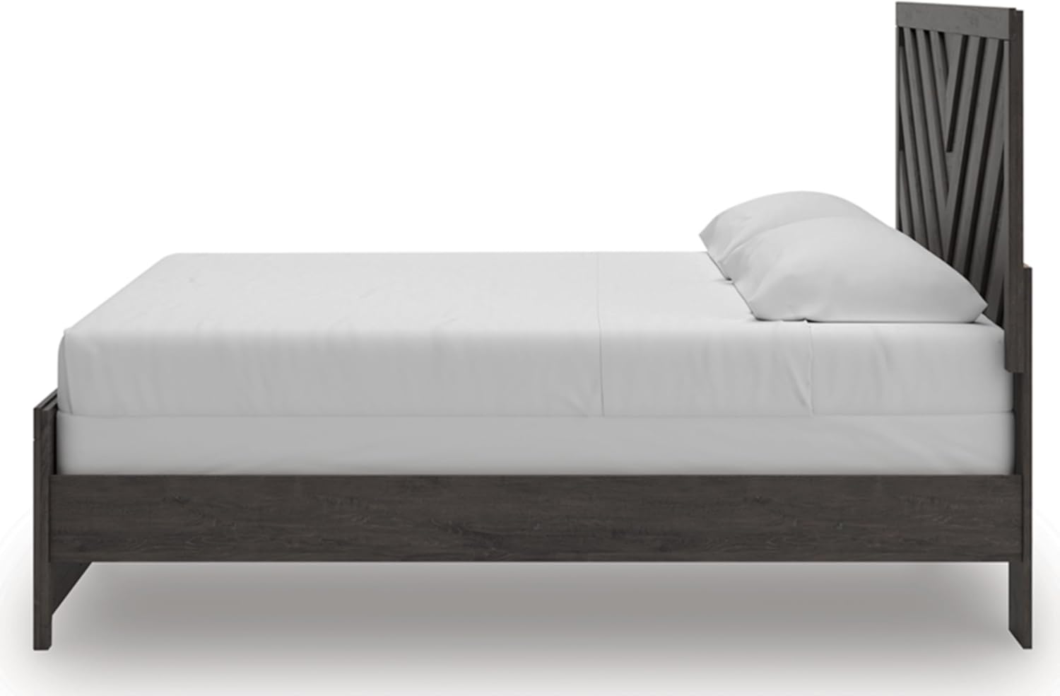 Signature Design by Ashley Prendonea Casual King Panel Bed, Foundation or Box Spring Needed, Gray