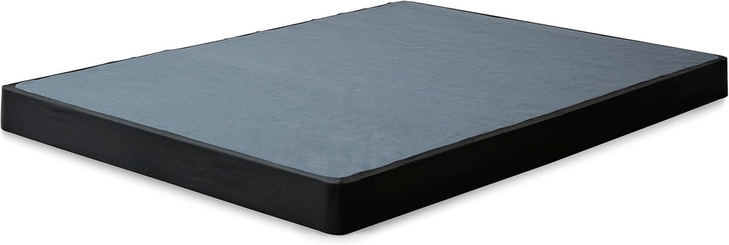 Signature Design by Ashley Low Profile Ready to Assemble Metal Foundation, California King, Black