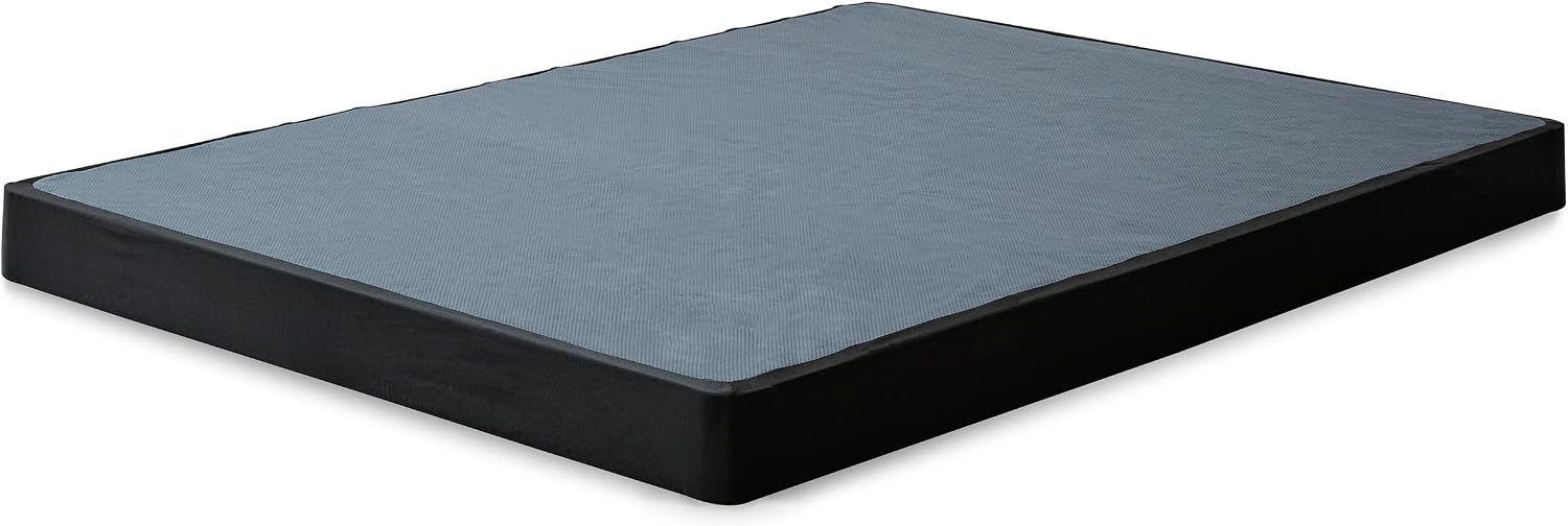 Signature Design by Ashley Low Profile Ready to Assemble Metal Foundation, King, Black