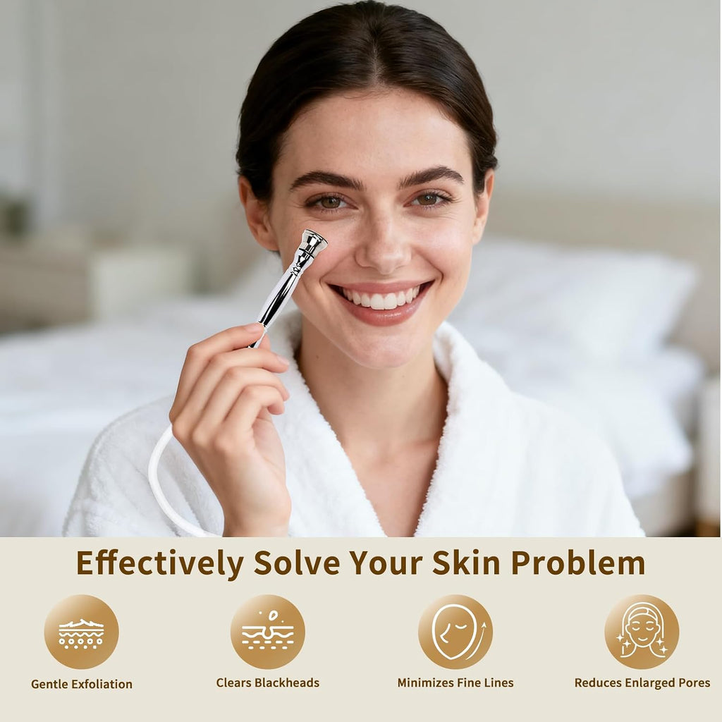 TopDirect Professional Diamond Microdermabrasion Machine, Diamond Facial Dermabrasion Treatment Home Use Device for Skin Care with Adjustable Suction (0-68cmHg)
