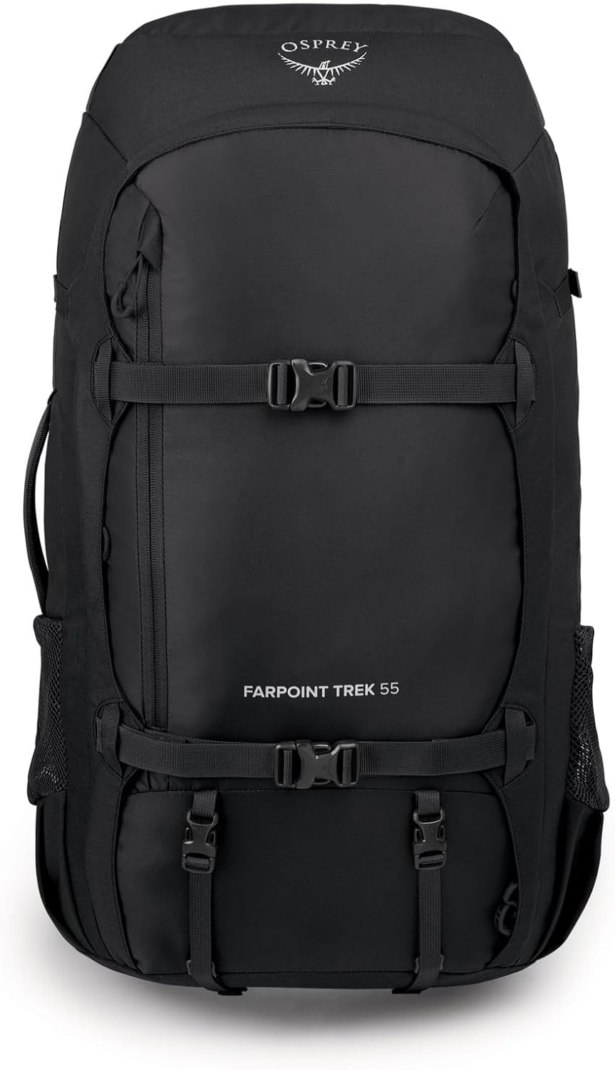 Osprey Farpoint Trek 55L Men's Travel Backpack, Black