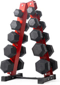 RitFit 5-780LBS Rubber Coated Hex Dumbbell Weight Set with Rack and Adjustable Weight Bench for Home Gym, Strength Training, Workouts