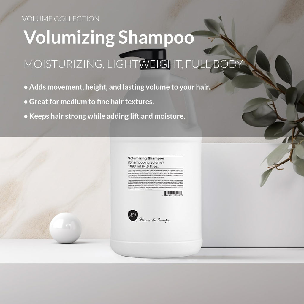 Number 4 Hair Shampoo for Women and Men, Volumizing Shampoo, 64 oz