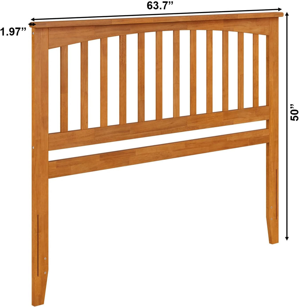 AFI, Mission Queen Solid Wood Headboard, Light Toffee