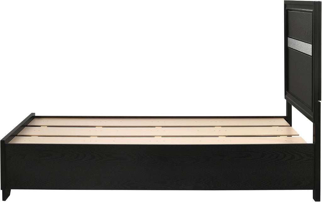 GOWE Urbana Black Twin Storage Panel Bed
