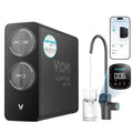 VIOMI V6 Pro Reverse Osmosis System, 600 GPD Tankless RO Water Filter System, Under Sink RO, 9-Stage Filtration, 3:1 Pure-to-Drain, Reduce TDS, NSF/ANSI 42, 53, 58, and 372 Certified, Smart LED Faucet