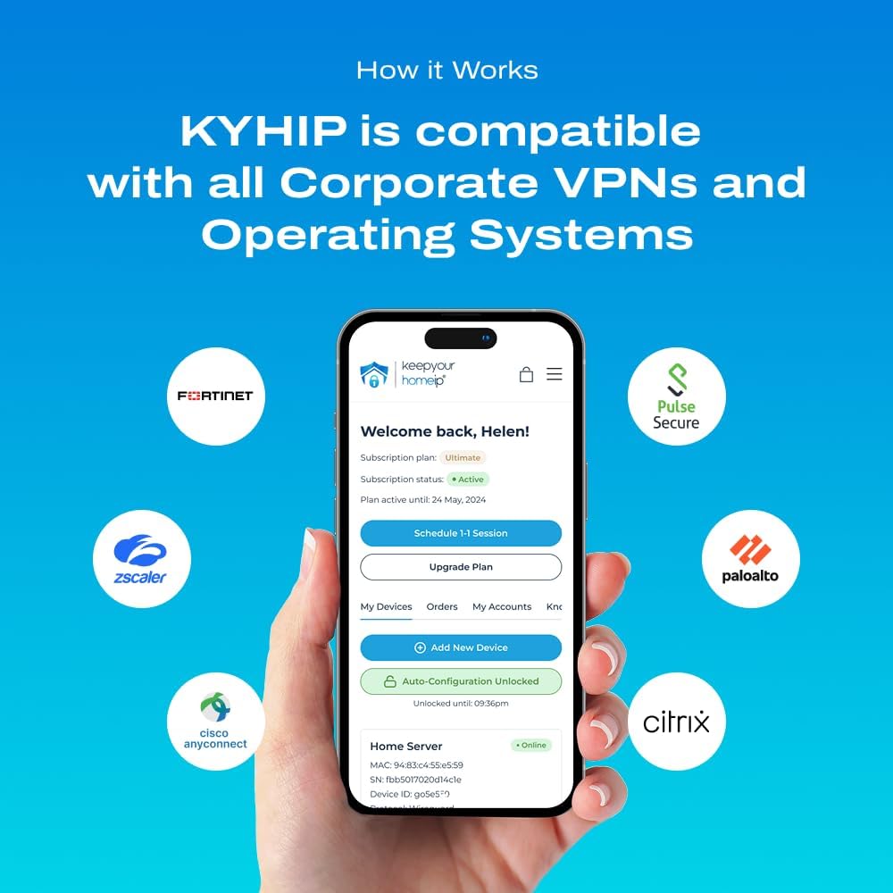 Maui MA-B256, Server & Travel Router VPN – Secure Home Network Access from Anywhere, Keep Your Home IP Wherever You are, and Enjoy Private, Full VPN Control