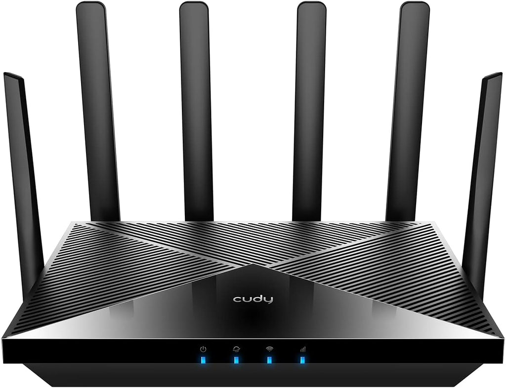 Cudy New 5G NR SA NSA AX3000 WiFi 6 CPE Router, AX3000 Dual SIM 5G Cellular Router, Qualcomm IPQ5018, SDX62, MU-MIMO, Detachable Antennas, Band Lock, VPN, Zerotier, Cloudflare, P5