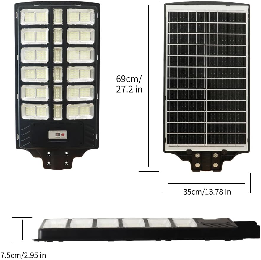 YQL Solar Street Light Large Commercial - Outdoor Heavy Duty Big Bright Waterproof high Powered 8000w