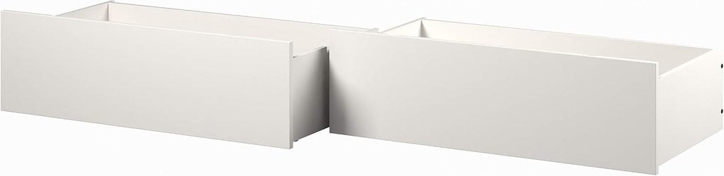 AFI Twin/Full Under Bed Storage Drawers (Set of 2), White