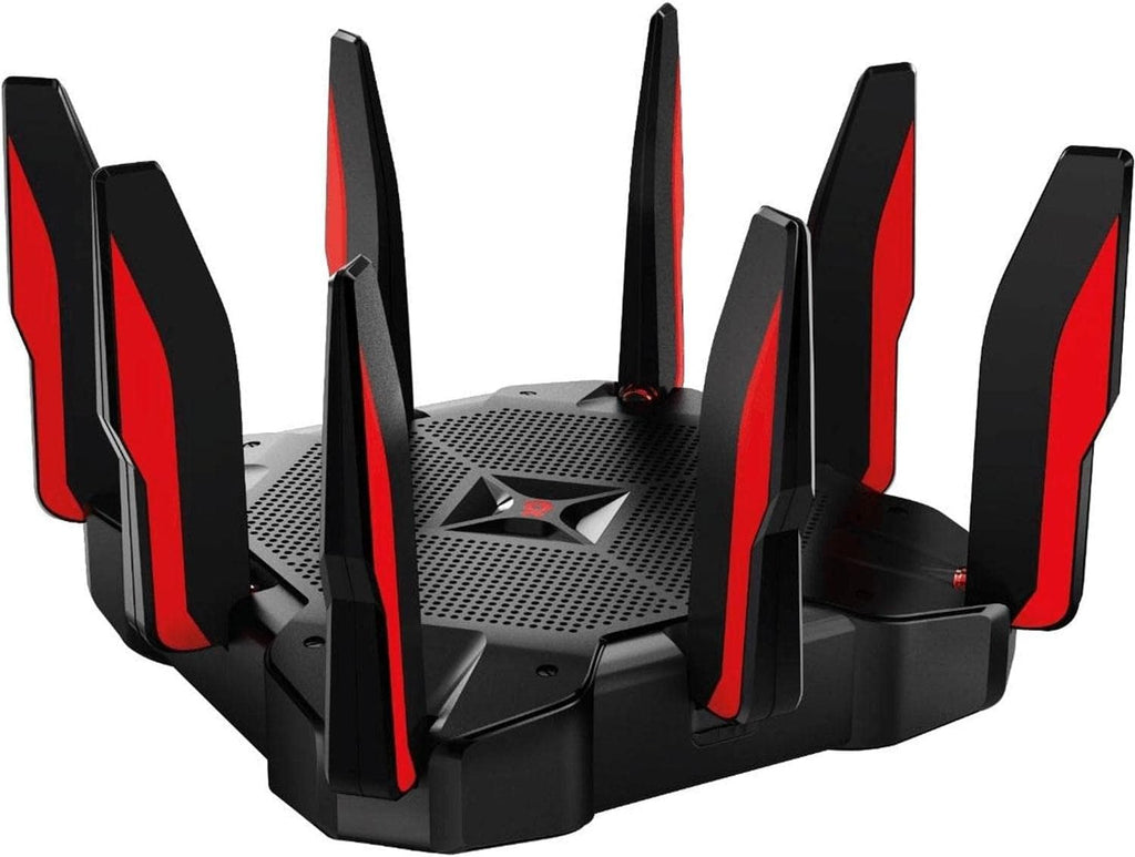 TP-Link AC5400 Tri Band WiFi Gaming Router(Archer C5400X) – MU-MIMO Wireless Router, 1.8GHz Quad-Core 64-bit CPU, Game First Priority, Link Aggregation, 16GB Storage, Airtime Fairness
