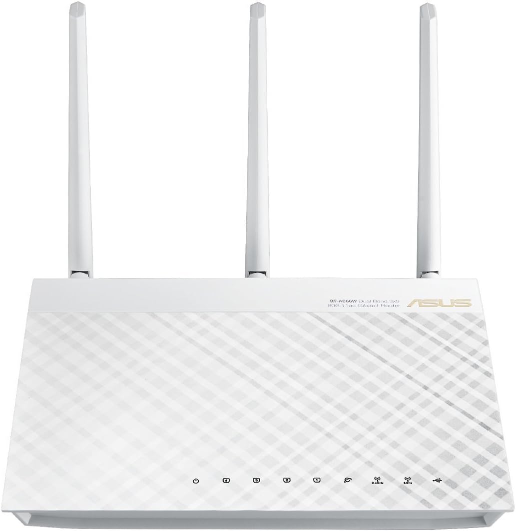 ASUS Dual-Band AC1750 Wireless Gigabit Router (RT-AC66W)