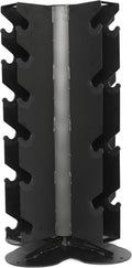 Fitvids A-Frame Dumbbell Weight Rack, Vertical Storage Rack for Dumbbells, Weight Stand Only for Home Gym Space Saver, 4-Tier or 5-Tier Option