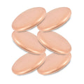 Copper Bar & Disc for Health, Wellness, Body & Hand | Adult & Kids | ADHD Tool | Anxiety Stress Relief (Pocket Sized) - 6 Pack