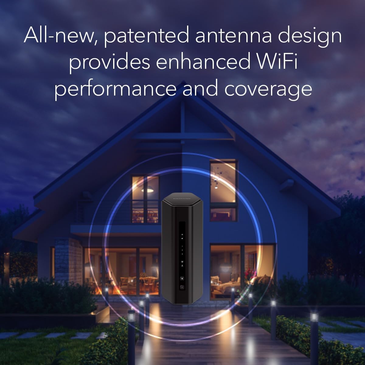 NETGEAR Nighthawk Dual-Band WiFi 7 Router (RS140) - Router Only, BE5000 Wireless Speed (up to 5.0 Gbps) - Covers up to 2,250 sq. ft., 80 Devices - 2.5 Gig Internet Port – Free Expert Help