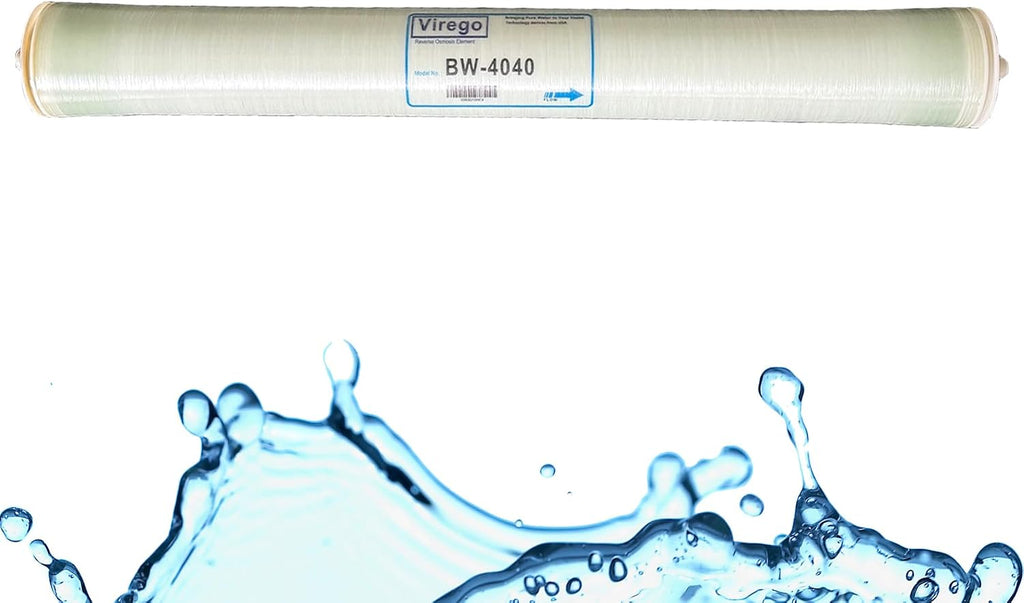 BW-4040, 4' x 40' RO Membrane for Desalination of Brackish Water, 99.5% Desalination Rate, 2400 GPD, 2000-5000PPM, BW-4040 Reverse Osmosis Membrane for Groundwater, Municipal, NSF Certified