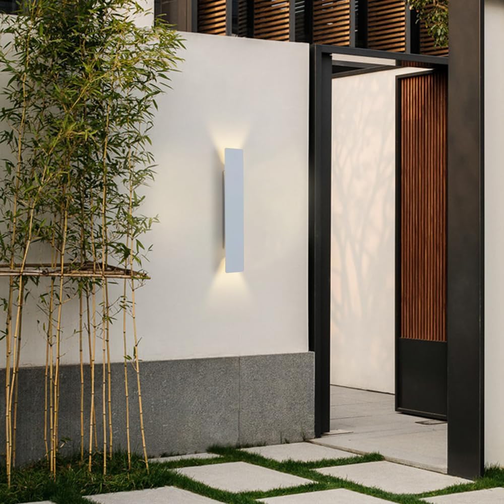 Apliques LED de pared para exteriores - Luminaria impermeable para Porche, Patio, jardín y garaje