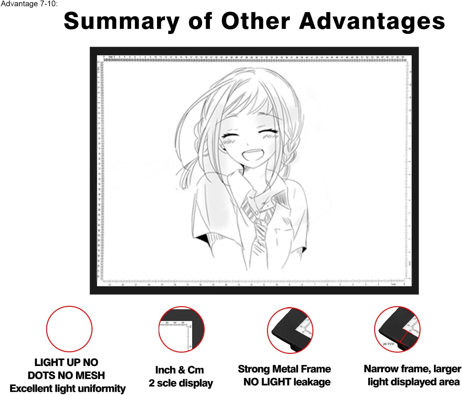 WELZK 7000 Lux A1 Light Pad for Diamond Painting, 2.9ft x 1.9ft Extra Large 3-Colors Lightbox. 10 Levels/Stepless Dimming for Tracing, Drawing, etc