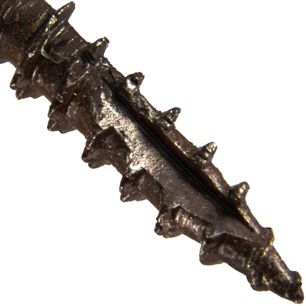 Jake Sales #10x2-3/4 Mocha Colored Composite Decking Wood Screw with Torx/Star Drive Head Exterior Coated - ACQ Lumber Compatible - 22 POUNDS ~1,750 Screws