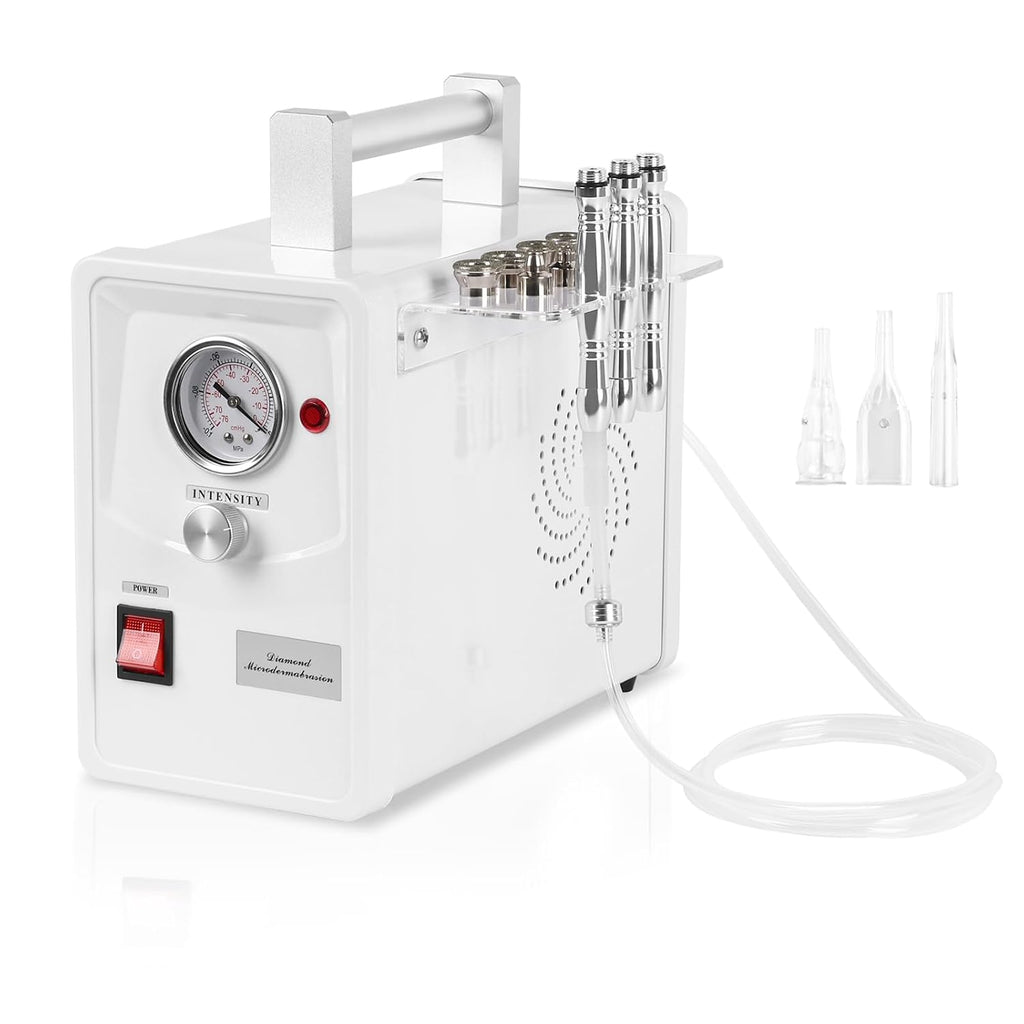 TopDirect Professional Diamond Microdermabrasion Machine, Diamond Facial Dermabrasion Treatment Home Use Device for Skin Care with Adjustable Suction (0-68cmHg)