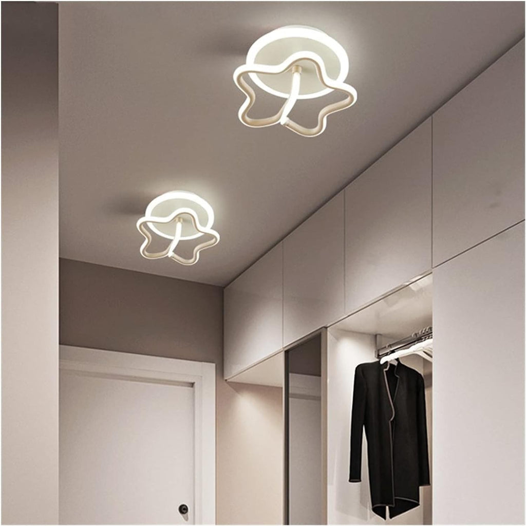 Gold Led Ceiling Lights Compatible with Living Room Bedroom - Hall Corridor Lamp Stars Loft Stairs Light Luminaria,Chandelier