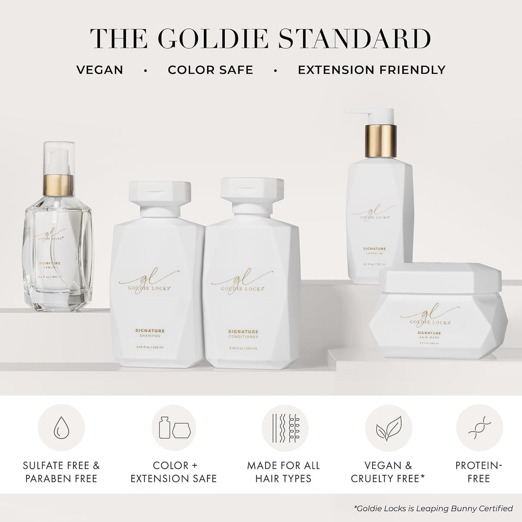 Goldie Locks Ultra Hydrating Conditioner - Moisturizes Frizz and Split Ends - Sulfate Free - Safe for Extensions and Color-Treated Hair - Protein-Free - 33.8 fl oz