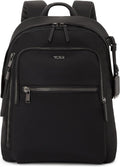 TUMI - Voyageur Halsey Backpack - Travel Backpack - For Business, Fashion, Commute - Holds Up to 14' Screens - Black & Gunmetal
