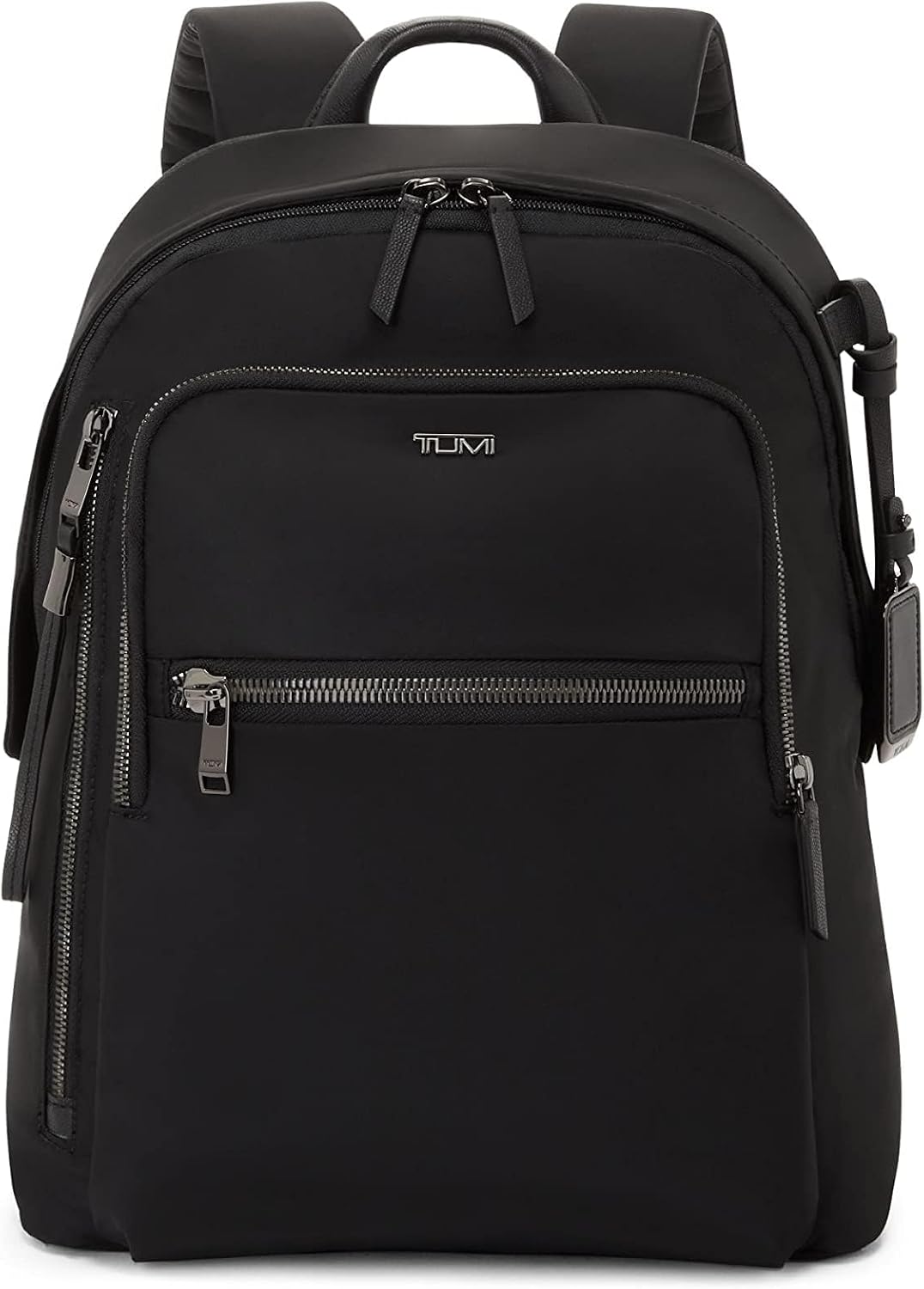 TUMI - Voyageur Halsey Backpack - Travel Backpack - For Business, Fashion, Commute - Holds Up to 14' Screens - Black & Gunmetal
