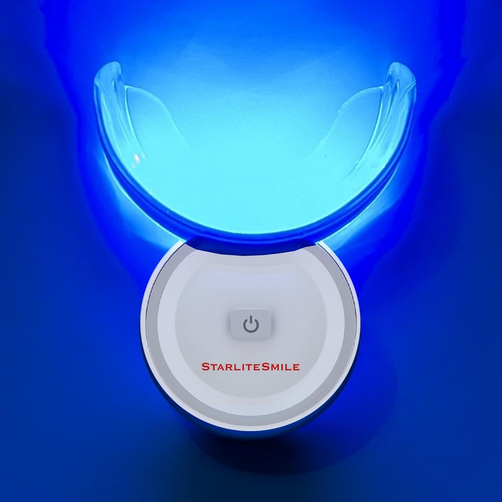 InfraLuma 850nm Infrared Gum Light (Near Infrared Light + Red) and Blue Light Device for Teeth & Gums, Oral Care Teeth Whitening Accelerator & Gum Support Mouthpiece by Starlite Smile
