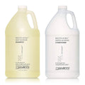 GIOVANNI Eco Chic Smooth as Silk Deep Moisture Shampoo & Conditioner Set - Aloe Extract, Calms Frizz, Detangles, Lauryl & Laureth Sulfate Free, Paraben Free, Color Safe - 1 gal (2 Pack)